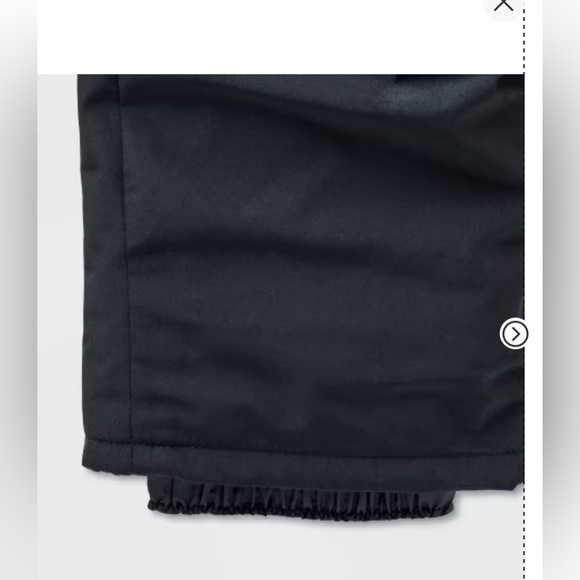 Cat & Jack Toddler 2pk Snow Bib - Cat & Jack™ Black 18 months - Picture 4 of 6